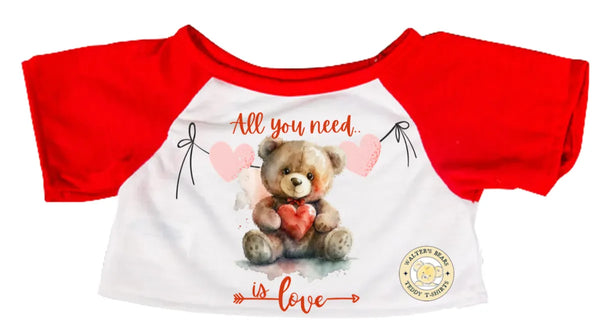 teddy bear shirt valentines day