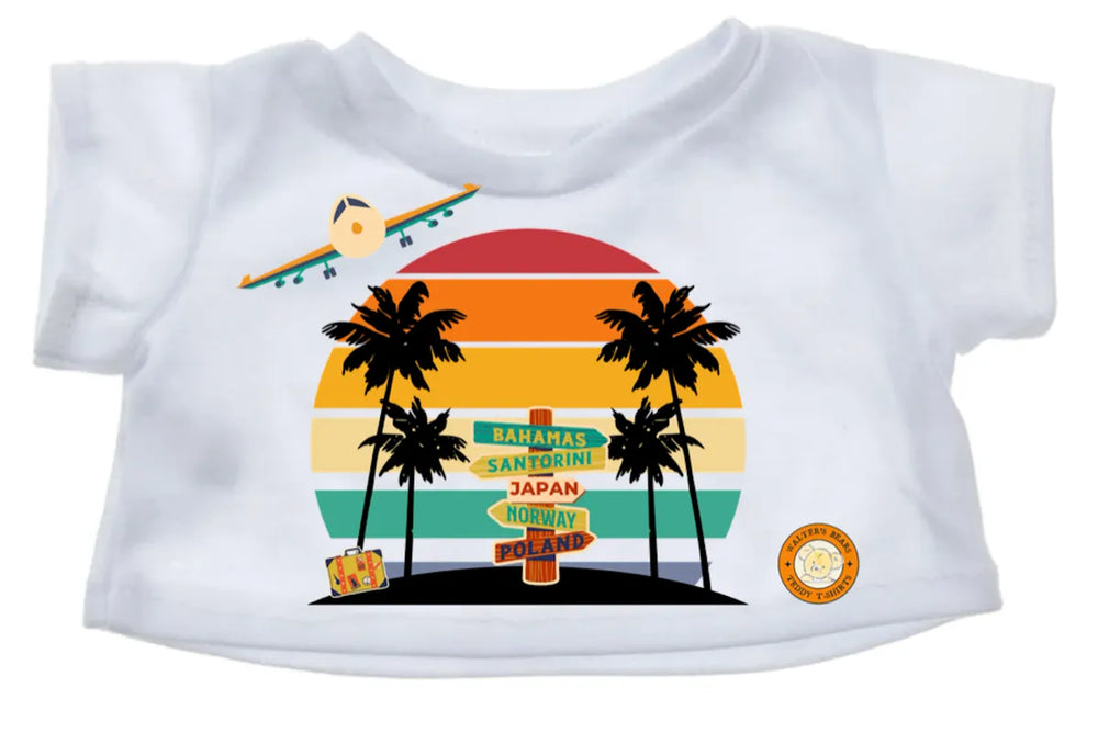 Seasonal Teddy Bear T-Shirts: SUMMER VACATION