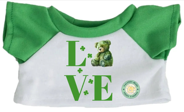 teddy bear shirt st patricks day