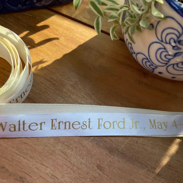 custom printed ribbon