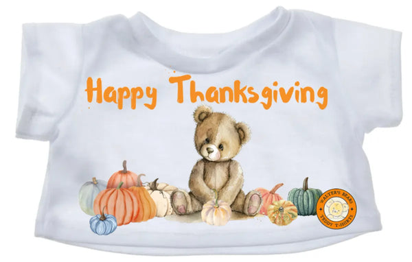 teddy bear shirt thanksgiving