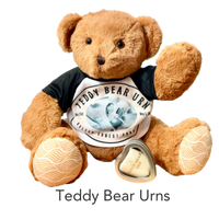 teddy bear urn