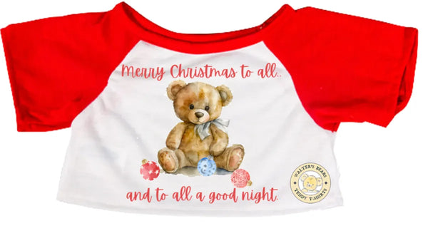 teddy bear shirt christmas