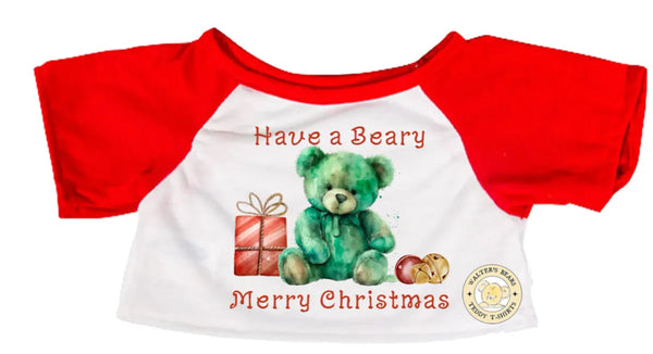 teddy bear shirt christmas